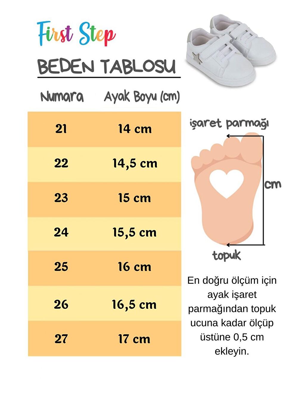 First Step Pembe Kalpli Cırt Cırtlı Kız Çocuk Günlük Sneaker Spor Ayakkabı-S-1001 - 6