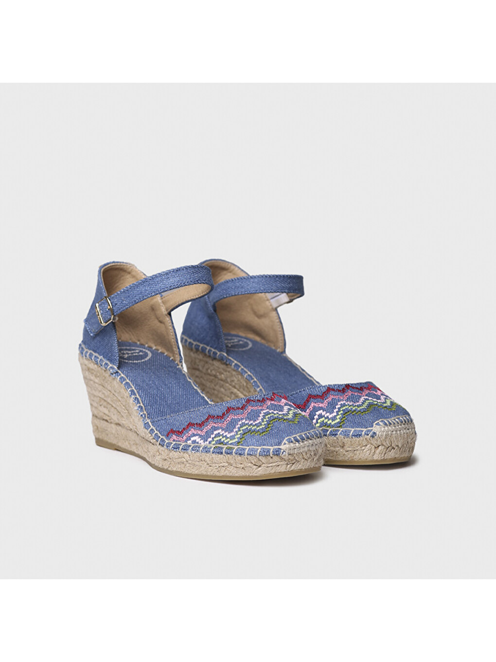 Lacivert Kadın Sandalet Jessie Denim-1