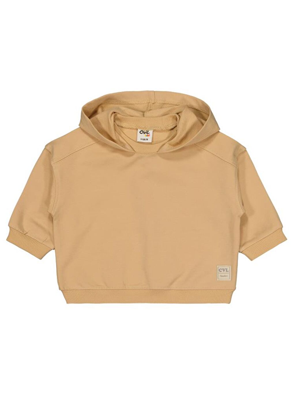 Baby Basic Timeless Kapüşonlu 6-18 Ay Sweatshirt - Kahverengi9-12 Ay