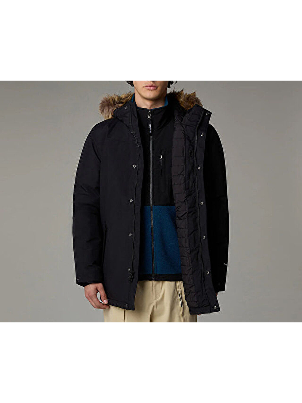 M Zaneck Jacket Erkek Outdoor Montu Nf0a4m8hkx71 Kahverengi-1