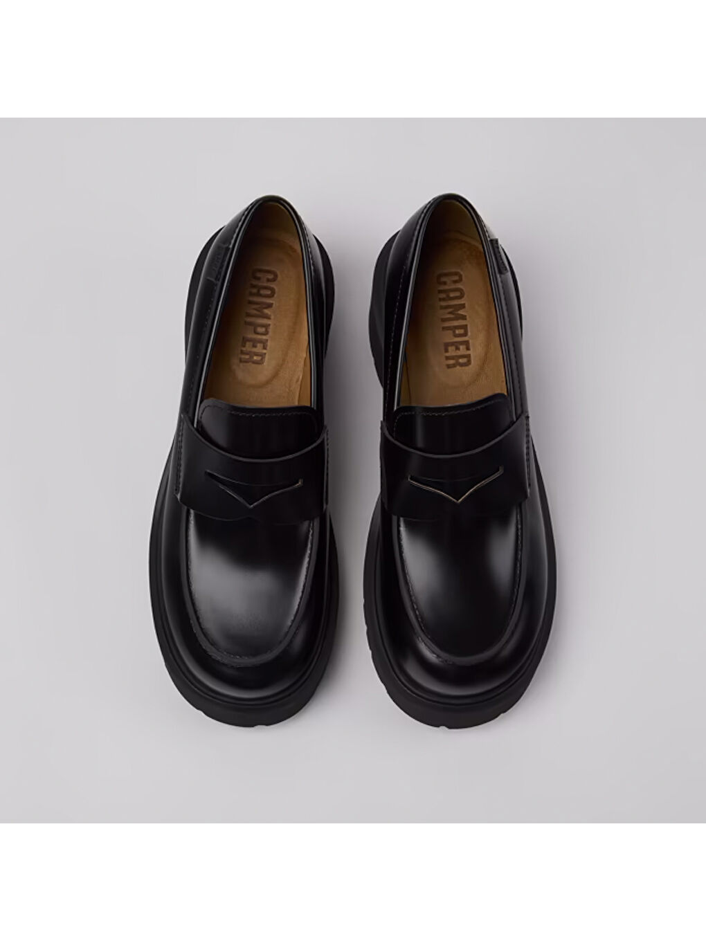 Kadın Siyah Kalın Topuklu Loafer Ayakkabı  K201425-002 Milah Black-2