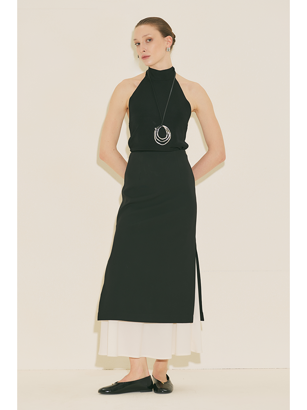 Lımıted Edıtıon Katlı Etek Siyah