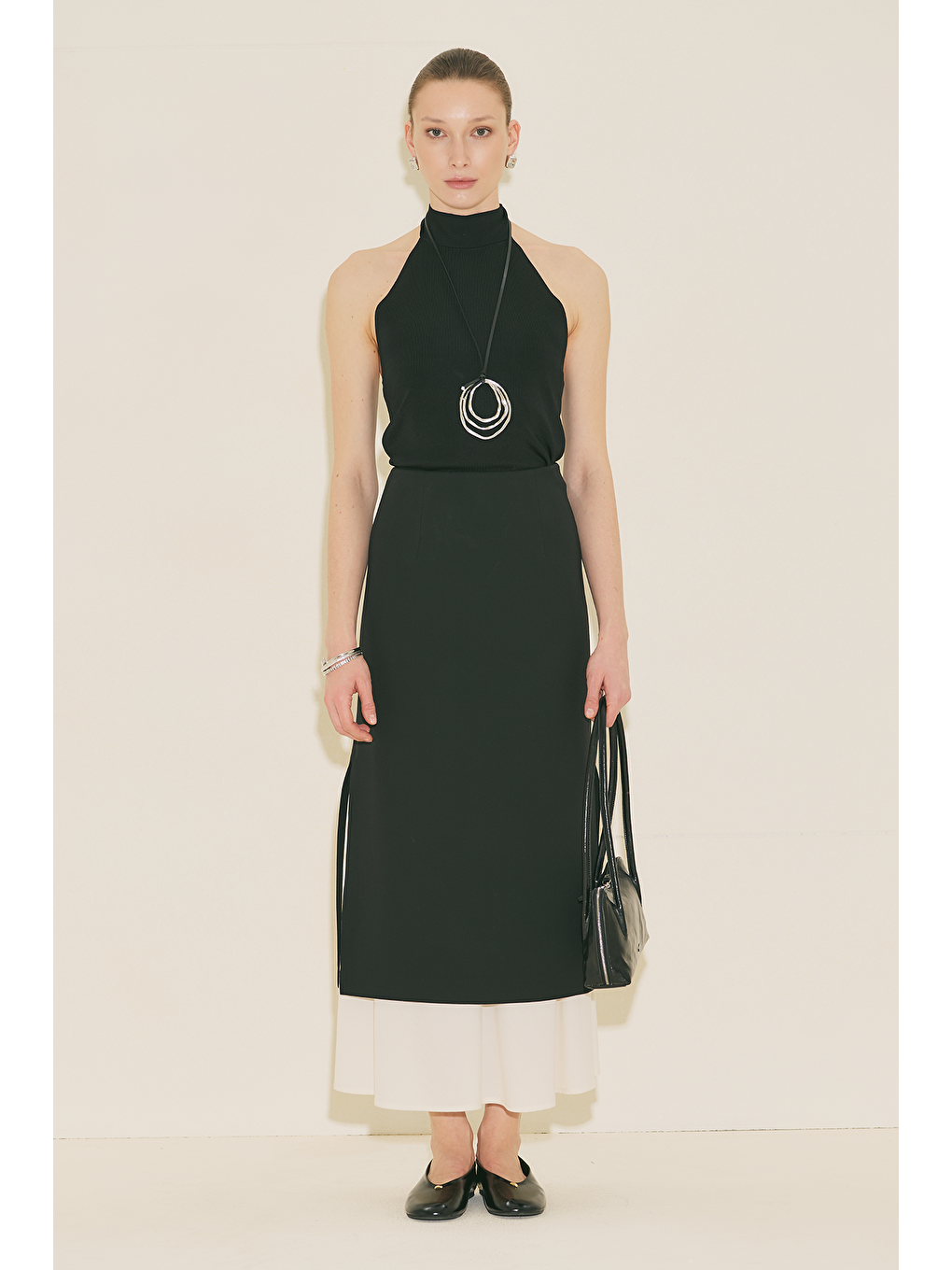 Lımıted Edıtıon Katlı Etek Siyah-1