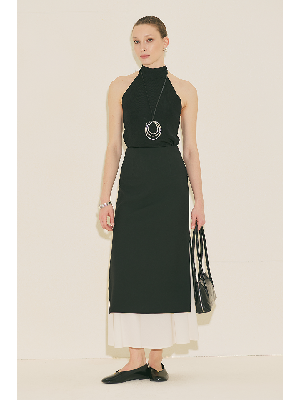 Lımıted Edıtıon Katlı Etek Siyah-2