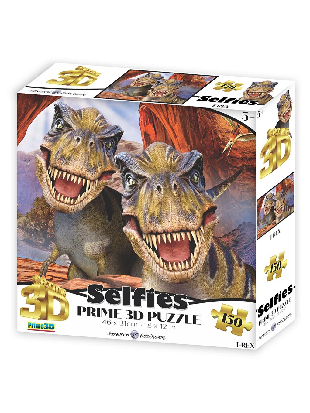 Prime 3D T-Rex Selfie 150 Parça Puzzle 20899