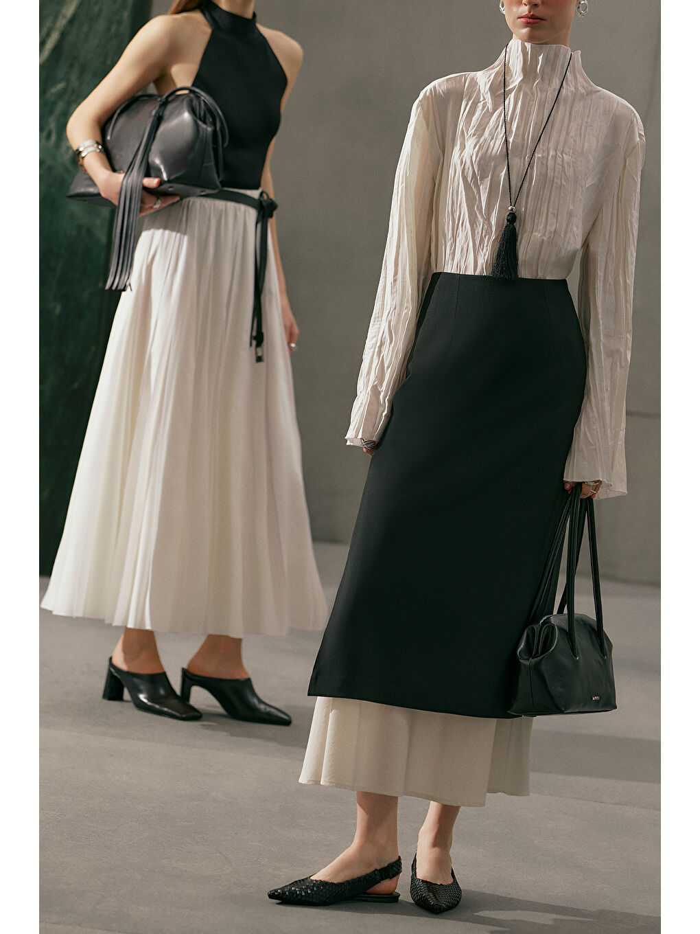 Lımıted Edıtıon Katlı Etek Siyah-8