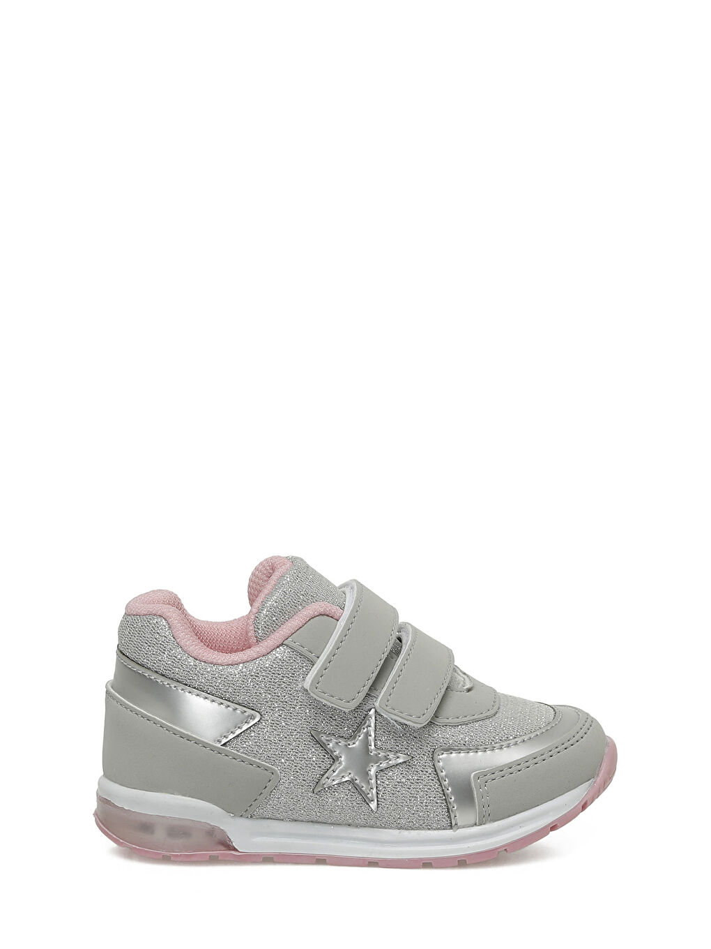 Gri STAR.B5FX Gümüş Kız Çocuk Spor Ayakkabı