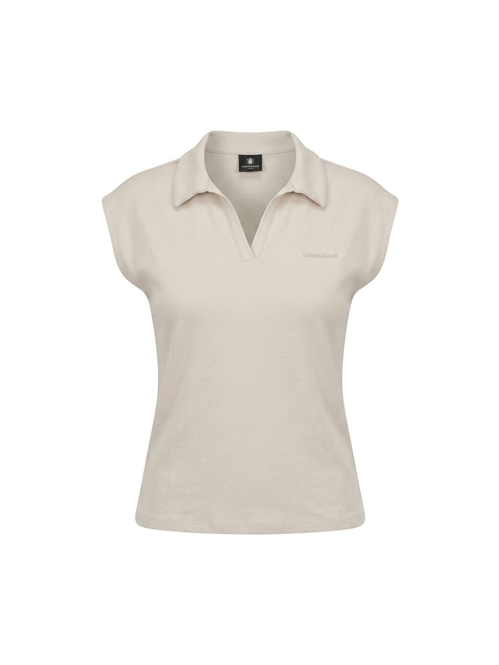 WB 12RONY 6FX Bej Kadın Kısa Kol T-Shirt