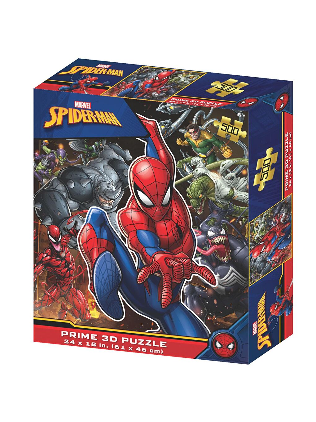 Prime 3D Spider-Man 500 Parça Yetişkin Puzzle 32552