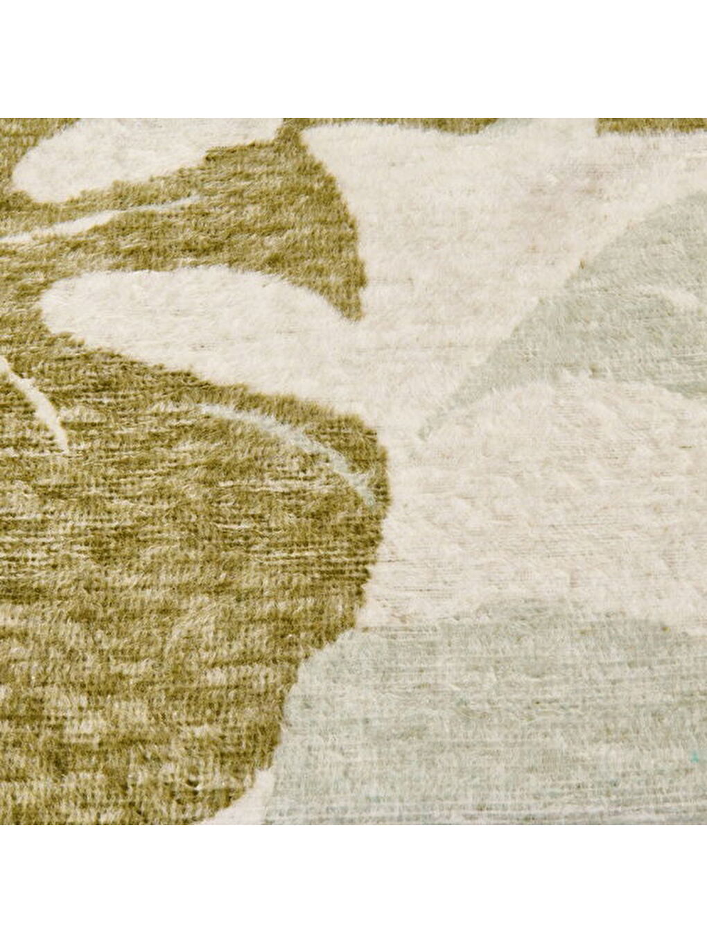 Soft Tropic Pamuklu Çift Kişilik Battaniye - Yeşil - 200x220 cm-1