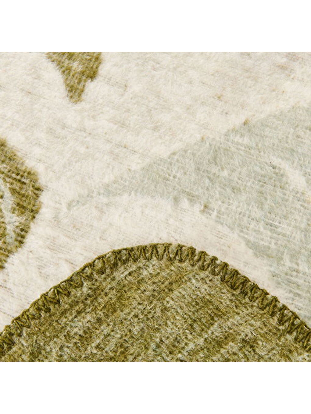 Soft Tropic Pamuklu Çift Kişilik Battaniye - Yeşil - 200x220 cm-2