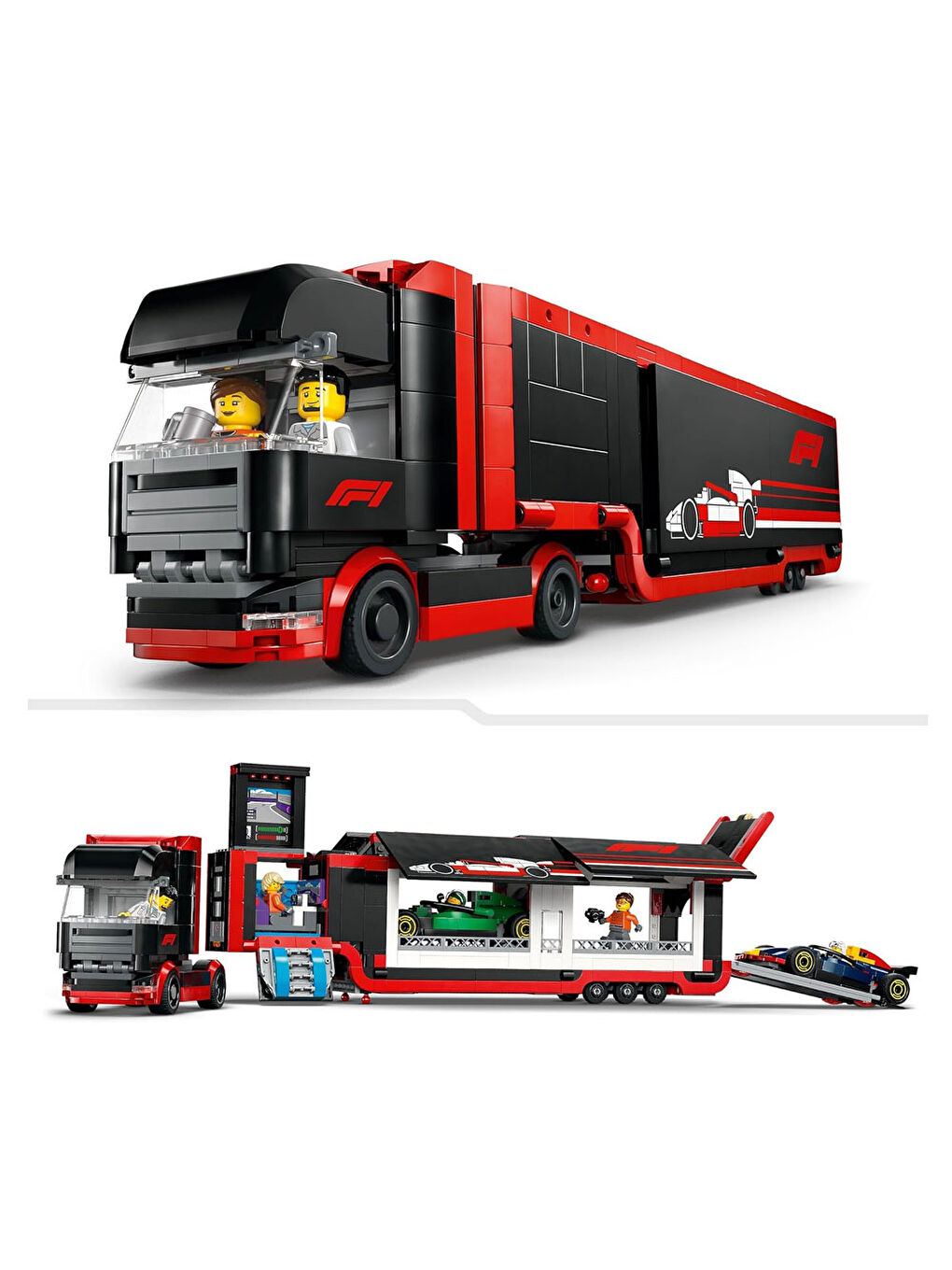 Lego City RB20 ve AMR24 F1 Arabalı F1 Kamyonu 60445 - 3