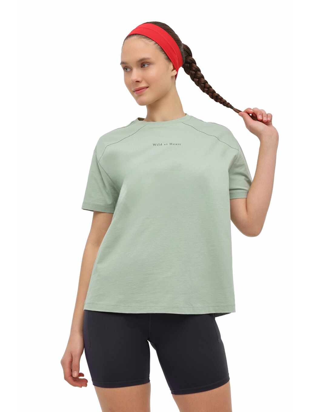 Yeşil WL 11TEAM Mint Kadın Kısa Kol T-Shirt