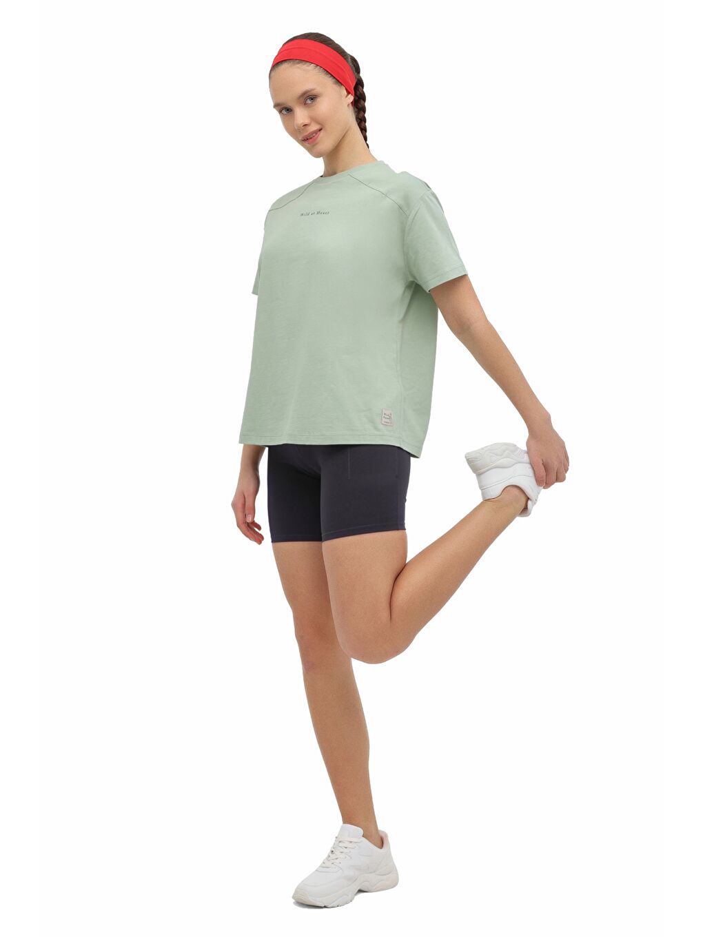 Yeşil WL 11TEAM Mint Kadın Kısa Kol T-Shirt-2
