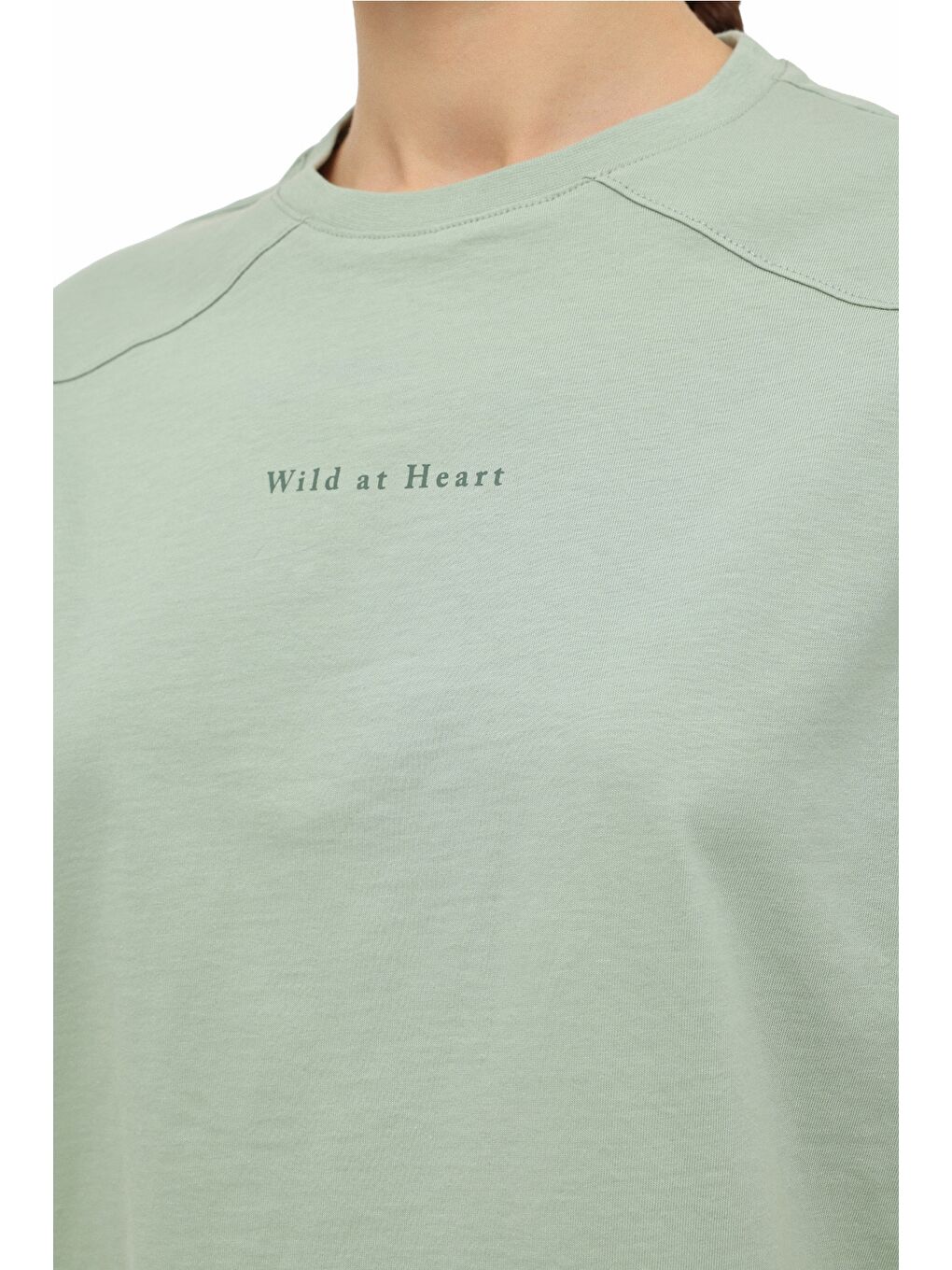 Yeşil WL 11TEAM Mint Kadın Kısa Kol T-Shirt-3