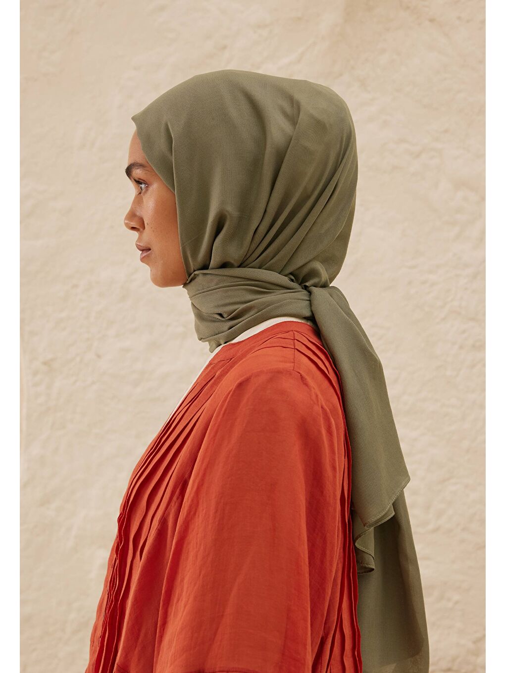 Rami Viskon Şal Küf Yeşili-3