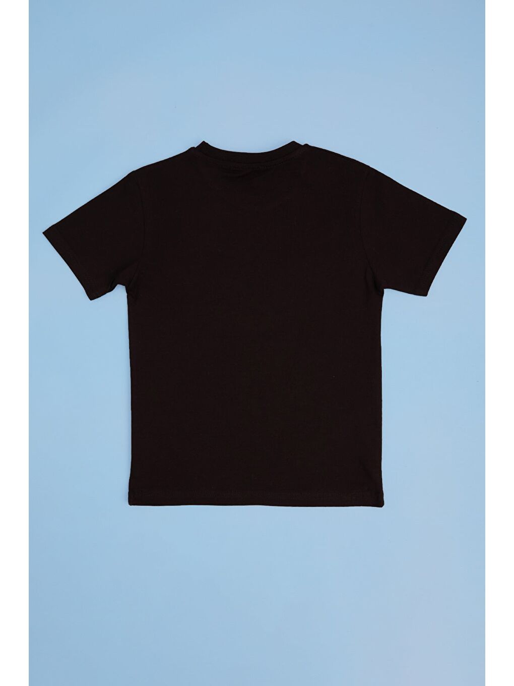 Siyah Summer Adventure Baskılı Erkek Çocuk Tişört-1