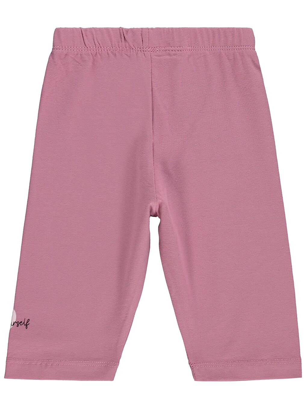 Girls Be Happy Baskılı 2-5 Yaş Tayt - Pembe-1