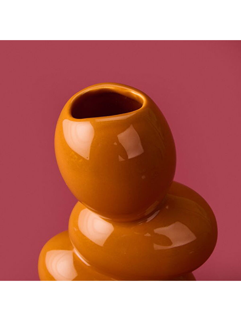 Deco Earthy Hues Vazo - Turuncu - 24 cm-2