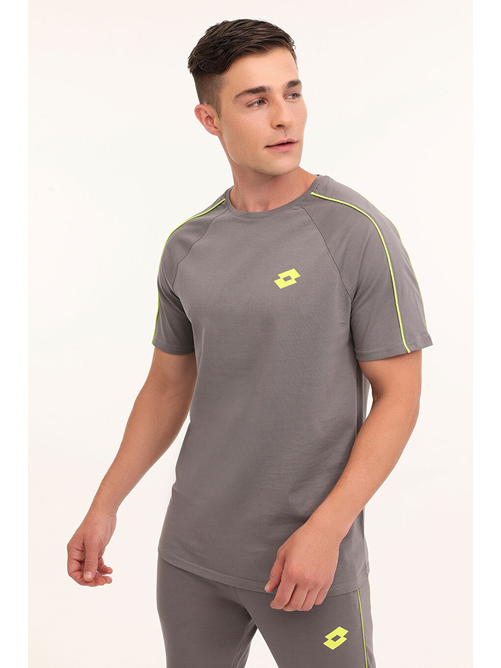 Gri M-YINKAS T-SH 4PR Antrasit Erkek Kısa Kol Tişört