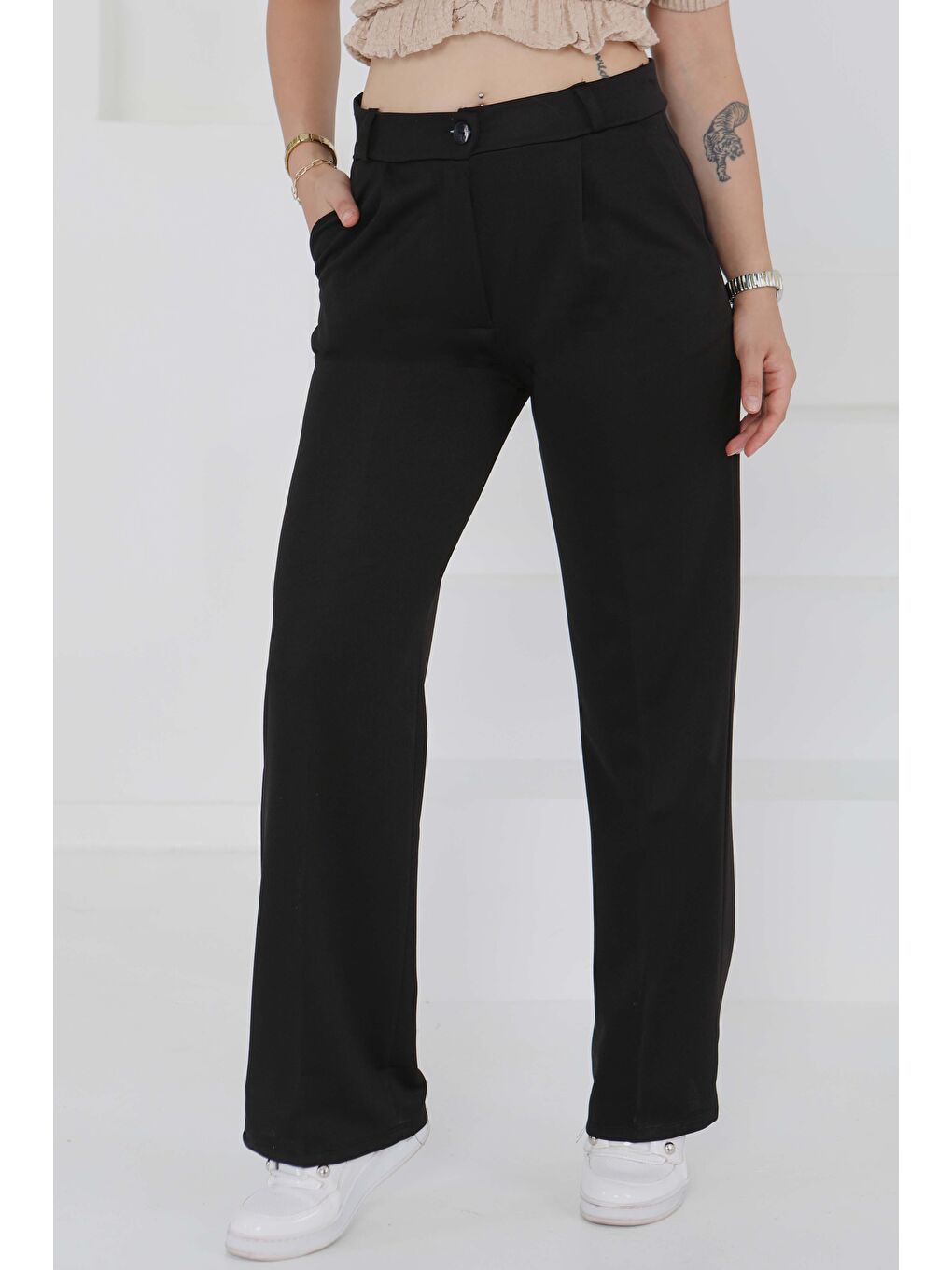 Cepli Palazzo Pantolon Siyah - 27487