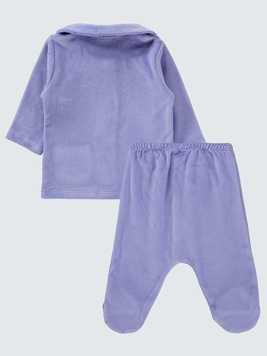 Civil Baby Kız Bebek Pijama Takımı 1-6 Ay Lila - 1