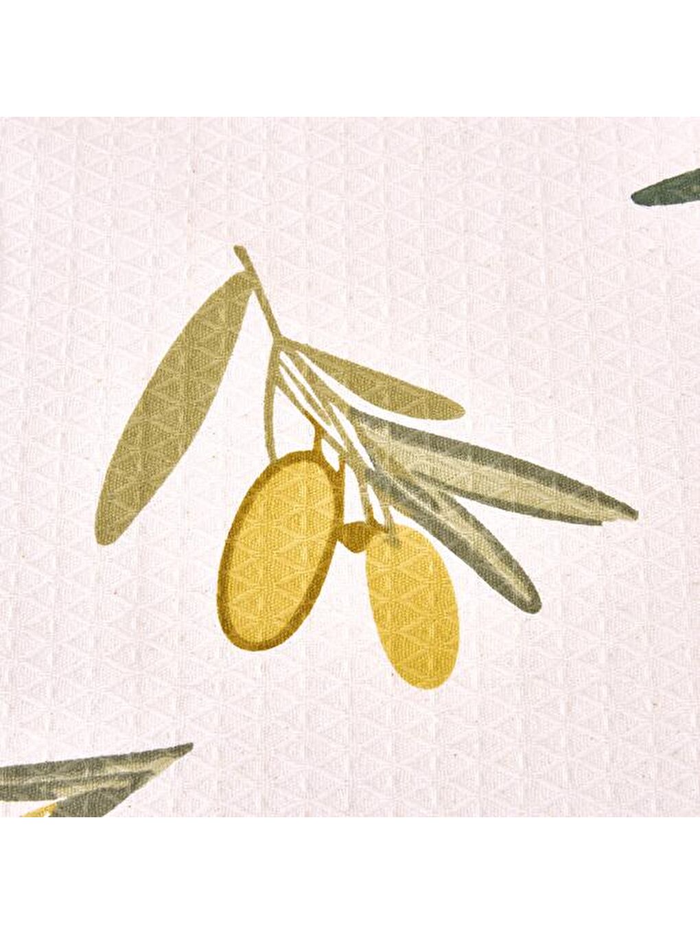 Soft Aquileia Çift Kişilik Pike - Beyaz / Yeşil - 200x220 cm-2