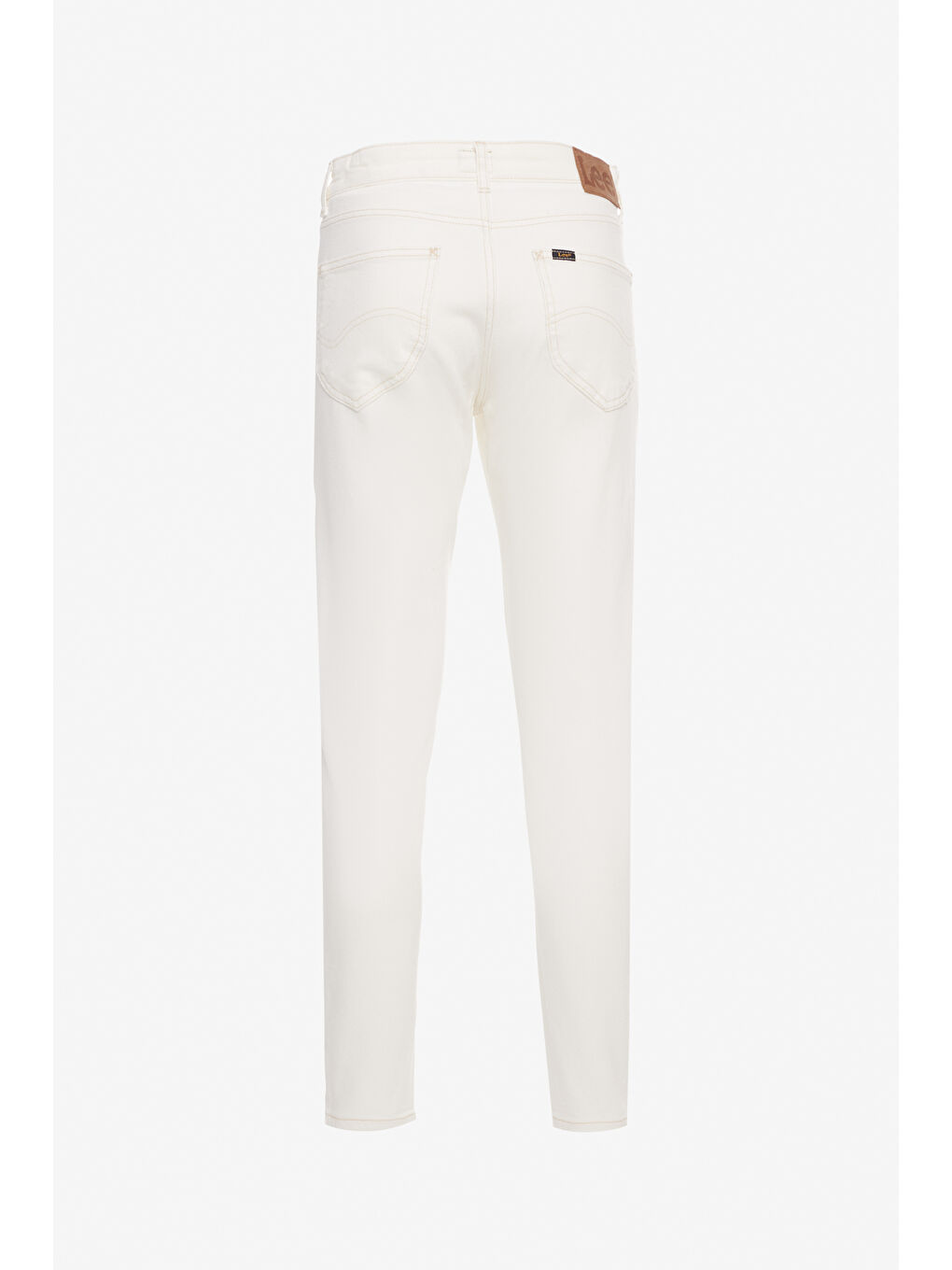 Slim Fit Dar Kesim Normal Bel Dar Paça %100 Pamuk Rider Ekru Jean Jean Pantolon-7