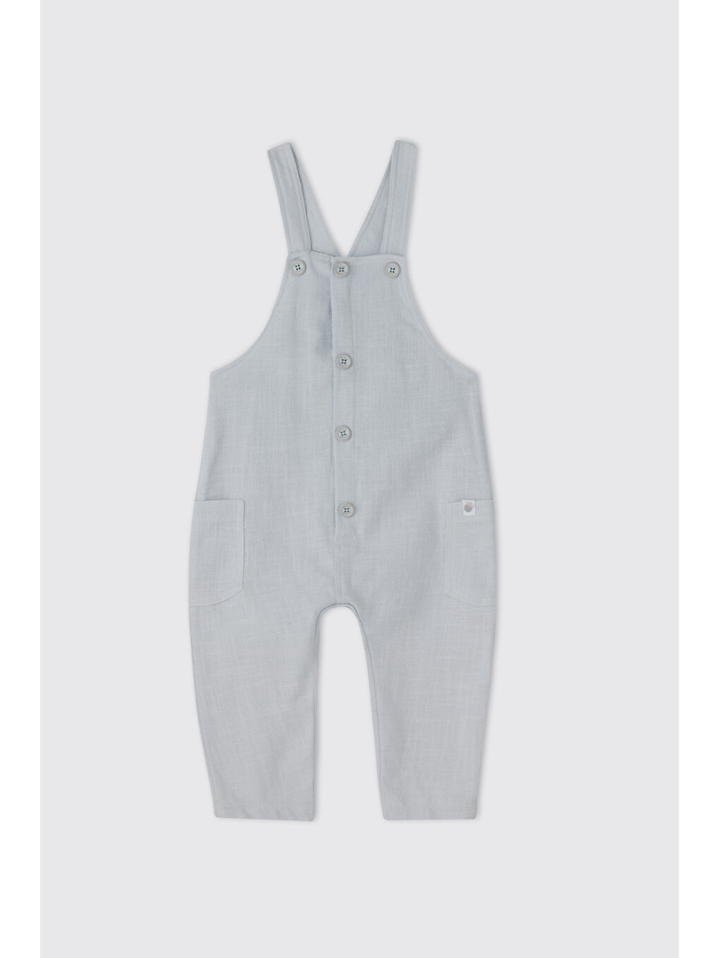 Erkek Bebek Cepli Mavi Salopet