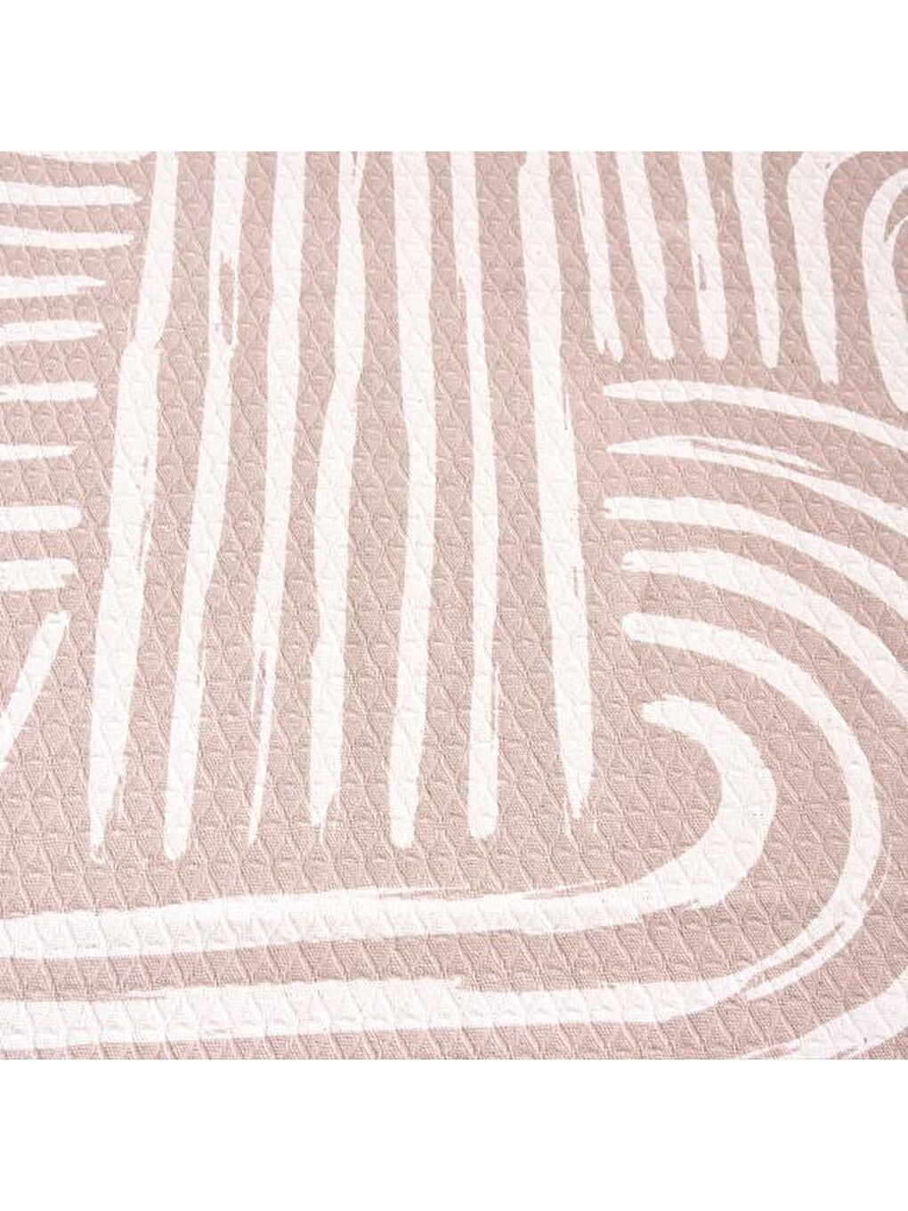 Soft Ceratonia Çift Kişilik Pike Takımı - Bej-2