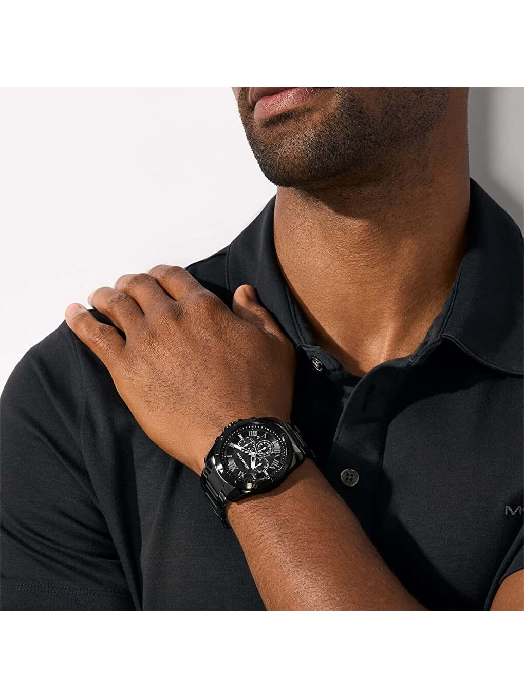 Siyah MK9185 Erkek Kol Saati-3