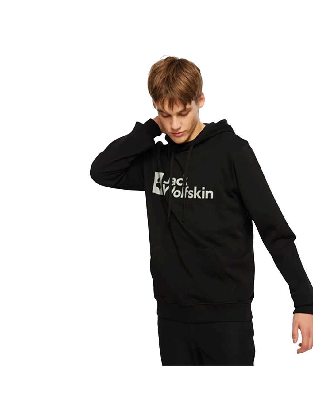 Arthur Hoody Erkek Siyah Kapüşonlu Sweatshirt-1