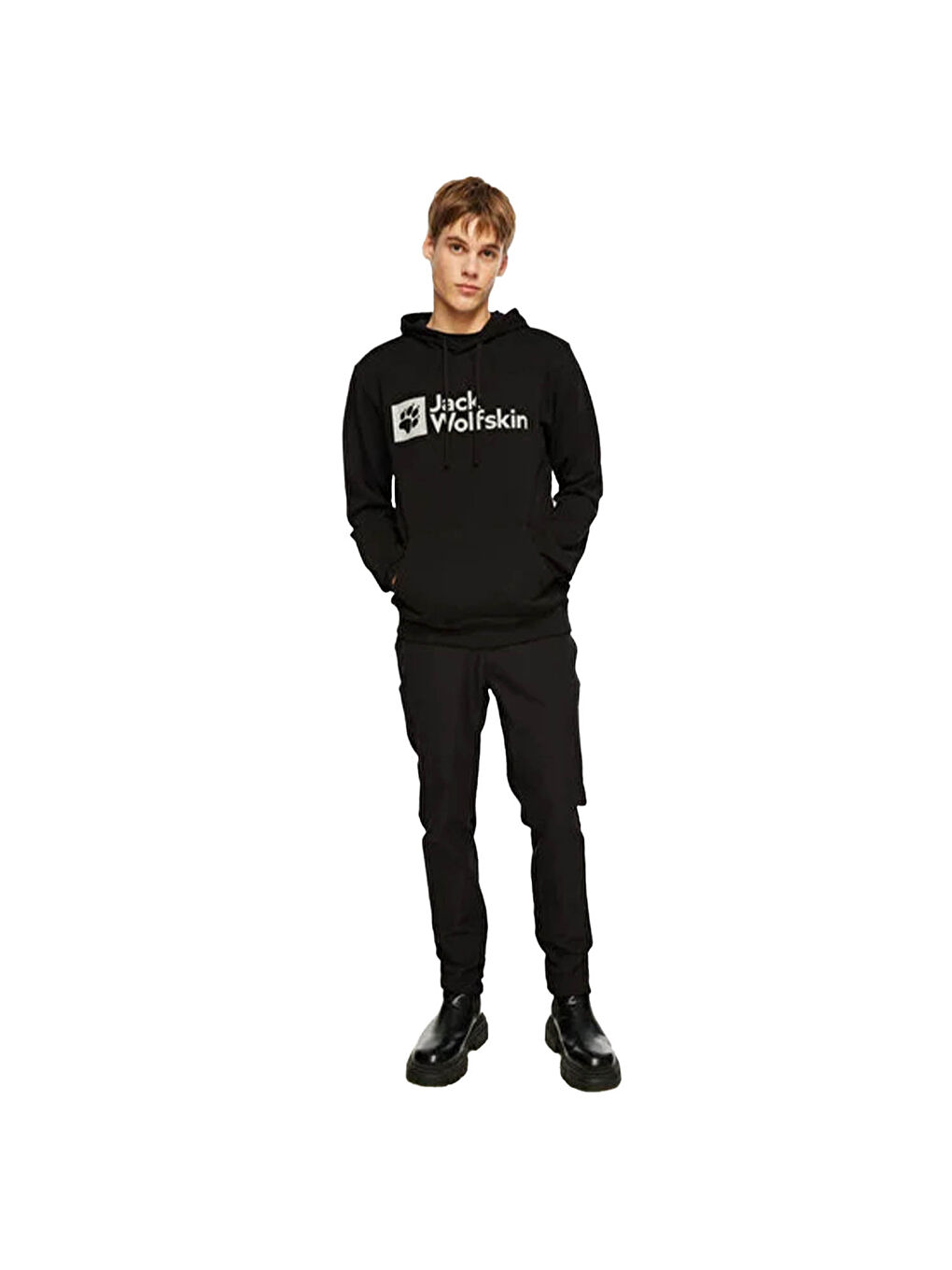 Arthur Hoody Erkek Siyah Kapüşonlu Sweatshirt-2