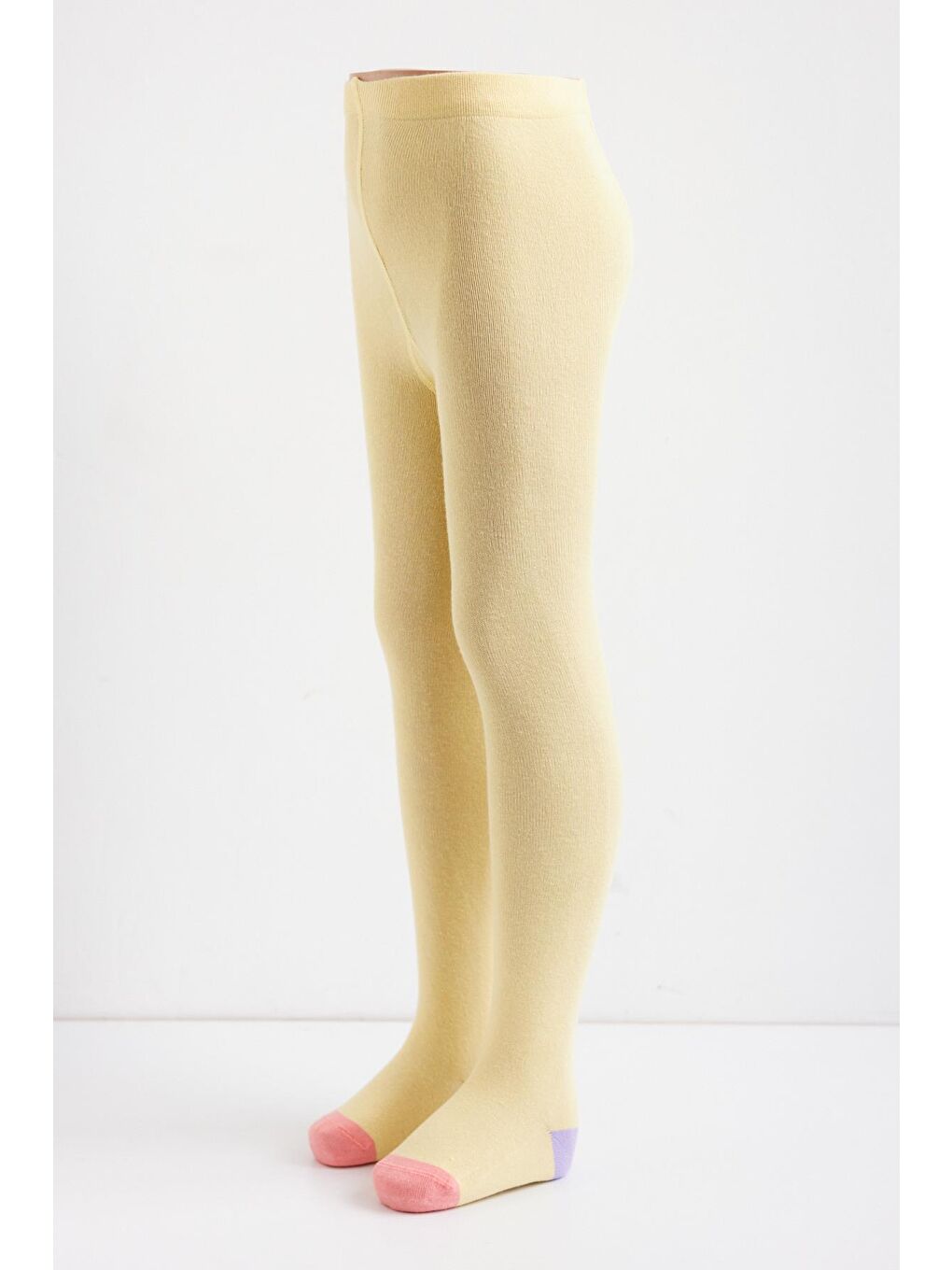 Pamuk Cotton Basıc Çocuk Külotlu Çorap Sarı