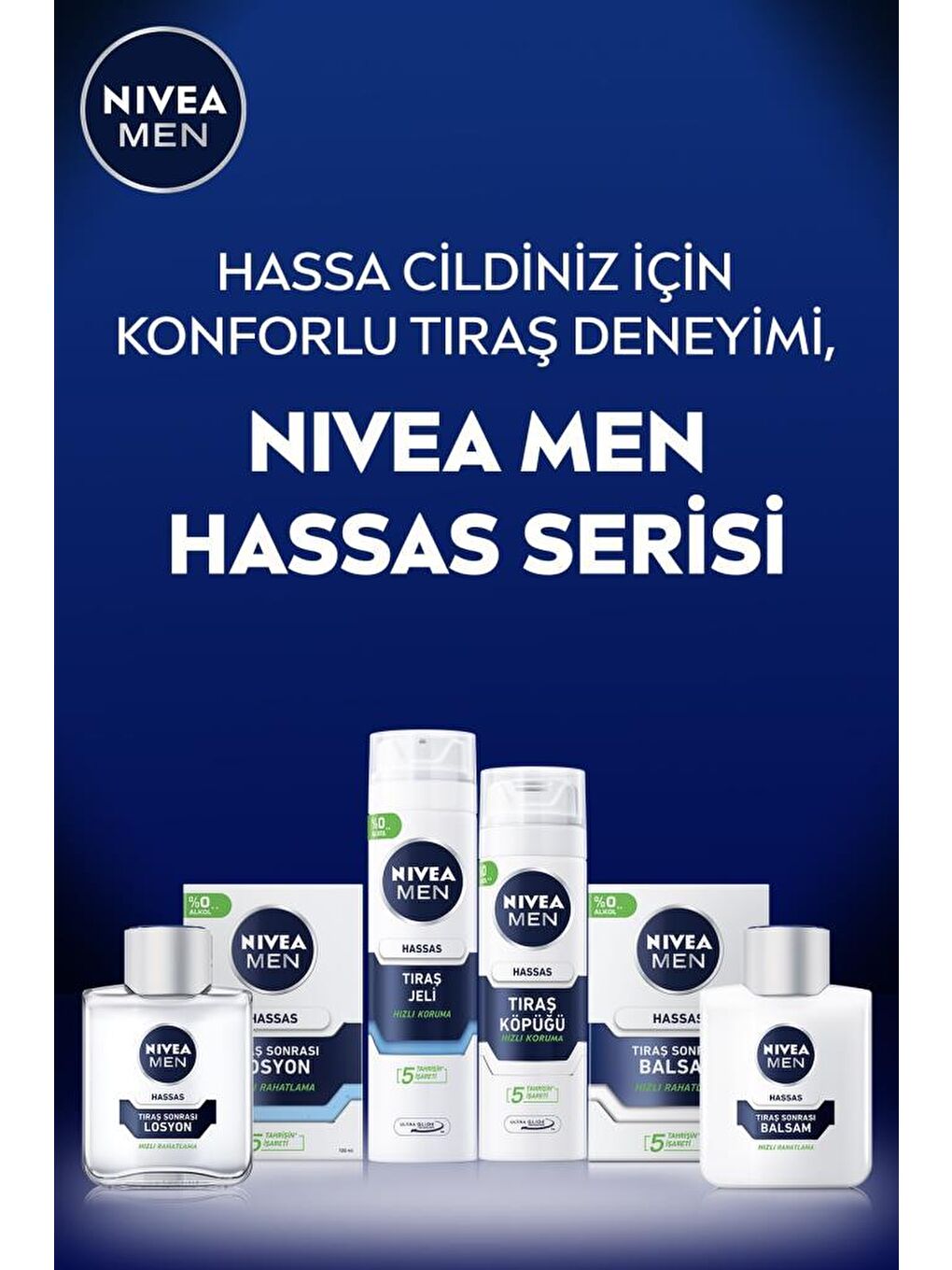 NIVEA Şeffaf Men Hassas Tıraş Sonrası Balsam 100 ml, Hassas Ciltler, Alkolsüz Formül, Hızlı Emilir - 4