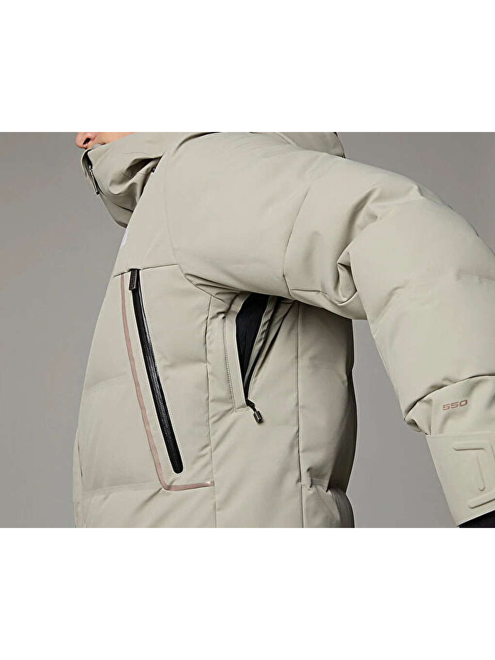 M Cirque Down Jacket Erkek Outdoor Montu (550 Dolgu Kaz Tüyü) Nf0a87y41ı41 Gri-1