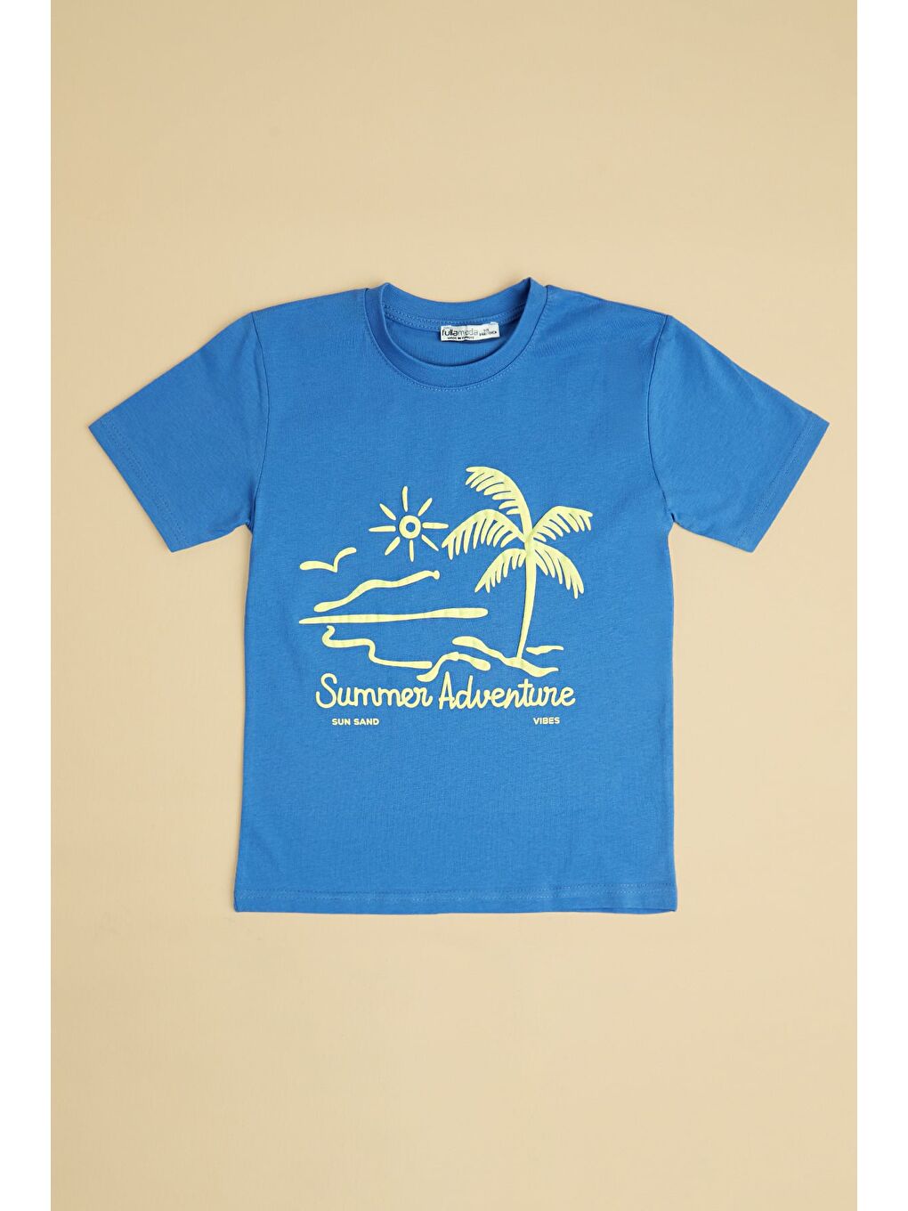 Mavi Summer Adventure Baskılı Erkek Çocuk Tişört
