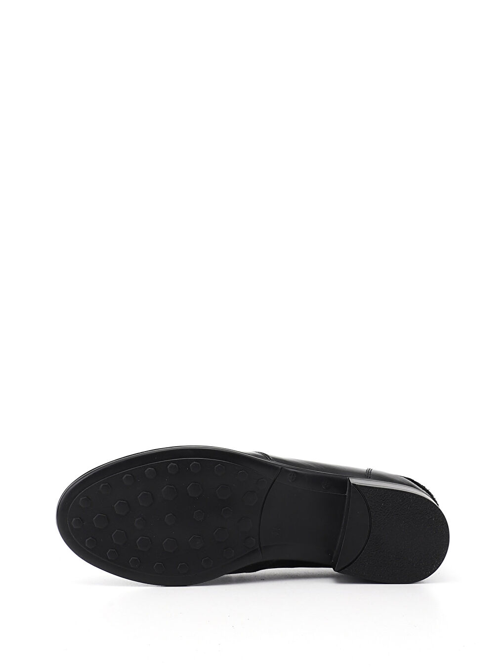 Siyah Kadın AÇIK SİYAH Tokalı Hakiki Deri Loafer Ayakkabı-3