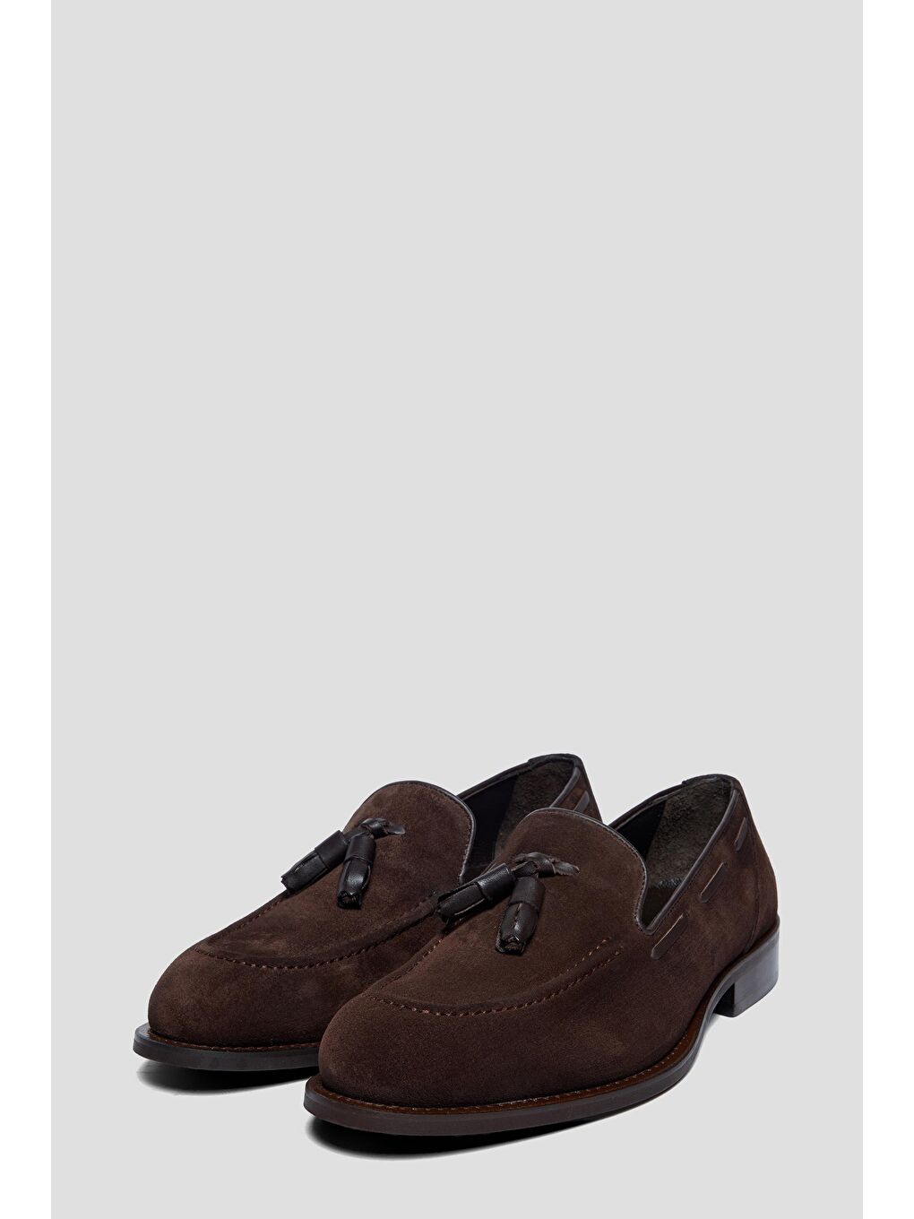 Kahverengi Kahve %100 Deri Casual Erkek Ayakkabı-1