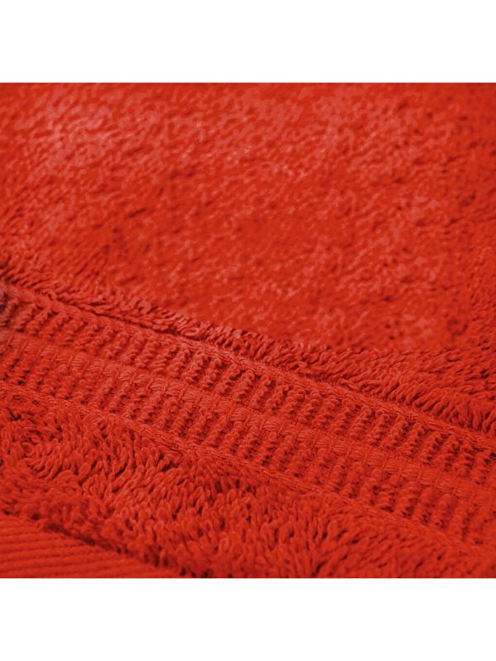 Organik Pamuk Yüz Havlusu - Turuncu - 50x90 cm-1