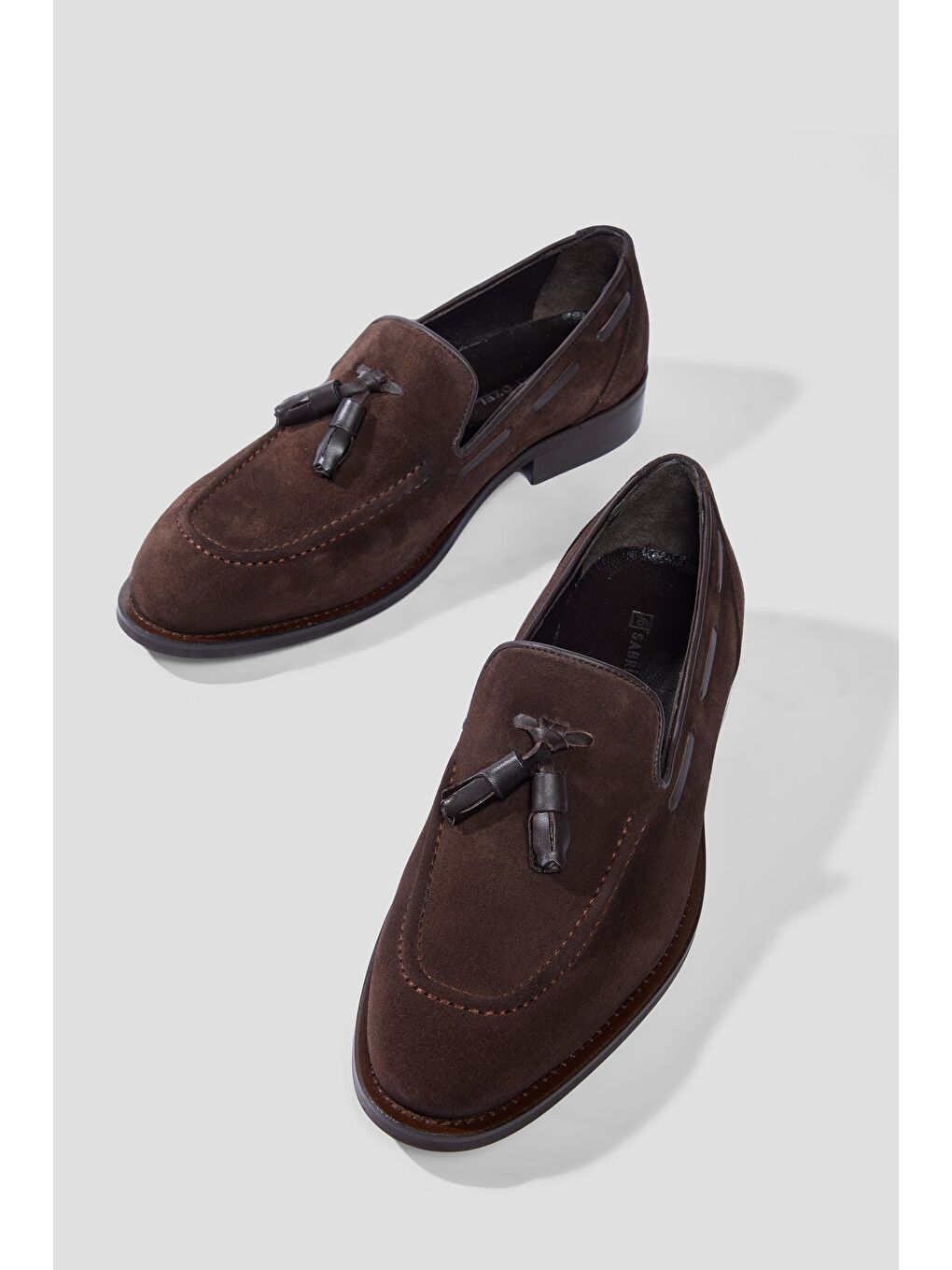 Kahverengi Kahve %100 Deri Casual Erkek Ayakkabı-3