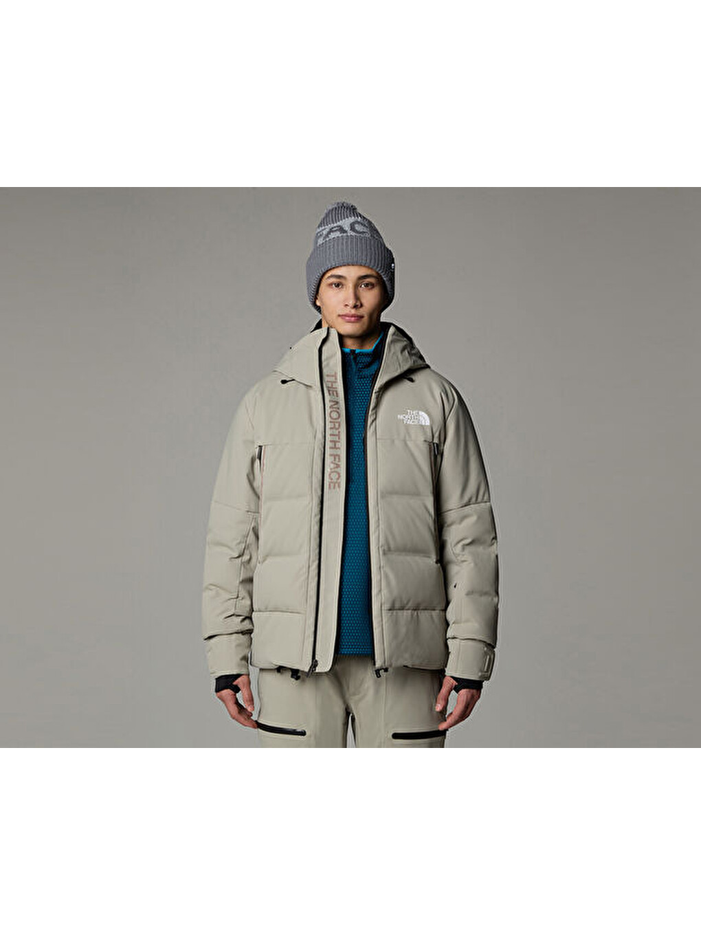 M Cirque Down Jacket Erkek Outdoor Montu (550 Dolgu Kaz Tüyü) Nf0a87y41ı41 Gri-8