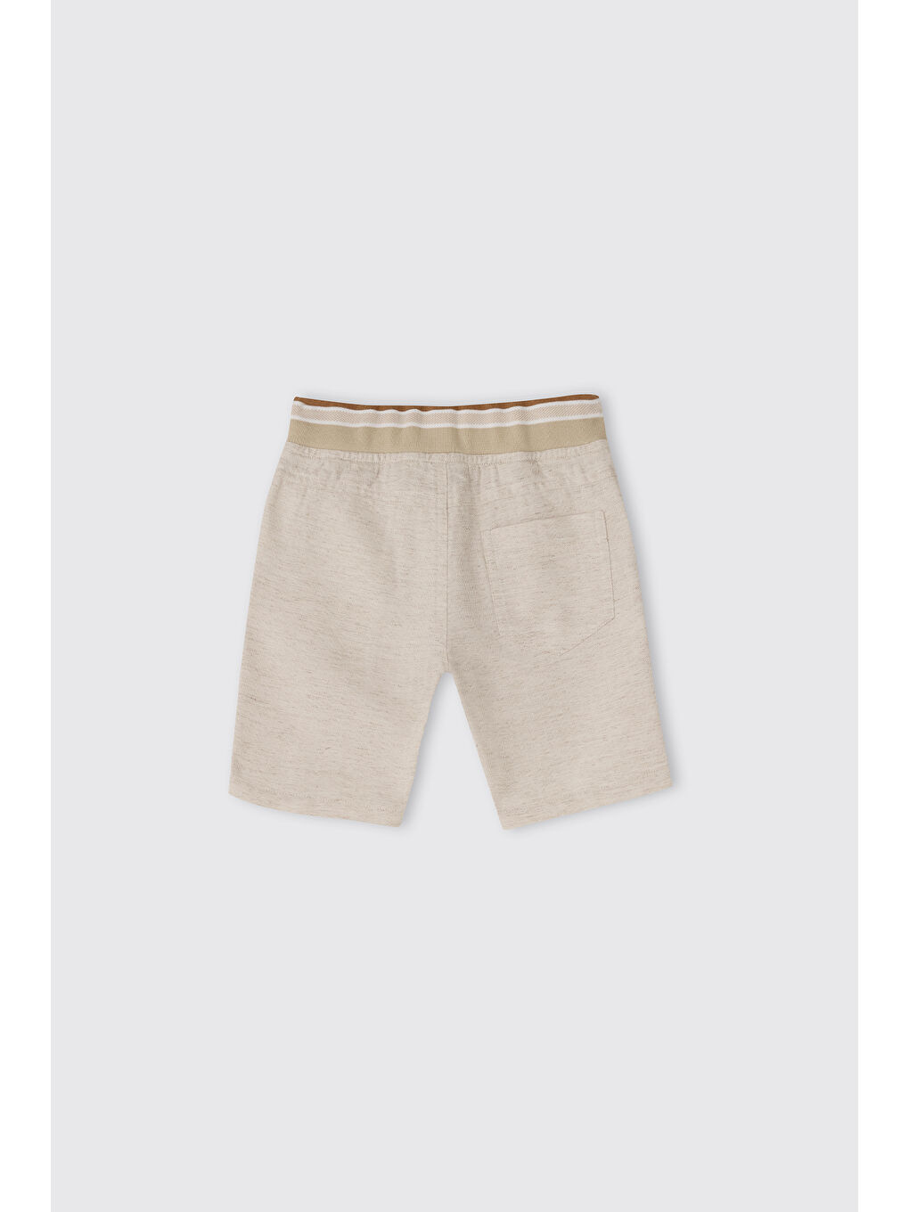 Erkek Bebek Bej Şort-1