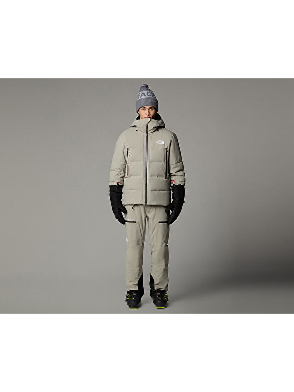 M Cirque Down Jacket Erkek Outdoor Montu (550 Dolgu Kaz Tüyü) Nf0a87y41ı41 Gri-11