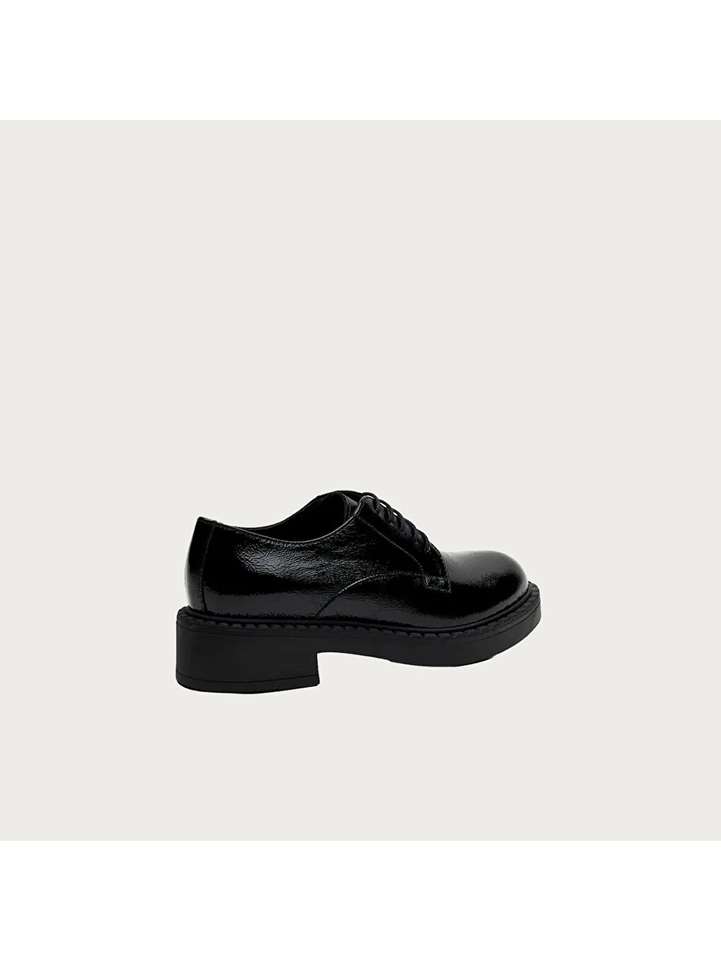 Siyah Kadın Klasik Ayakkabı 97U1 NAPLACK Lace-UP Nero-2