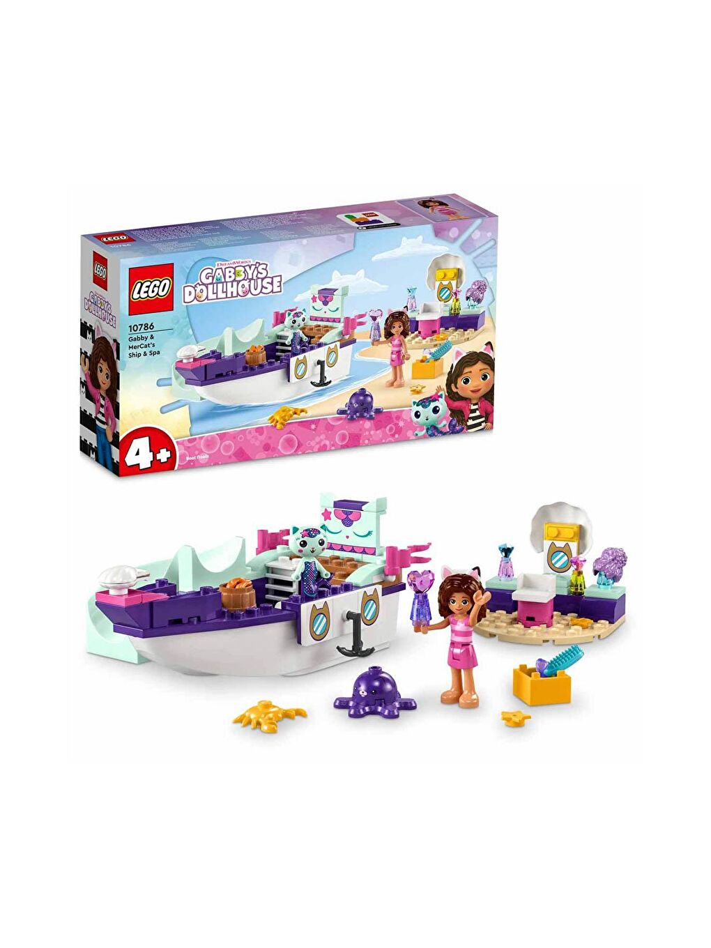 Lego Gabby ve Süslü Kedi’nin Gemisi ve Spa 10786 - 1