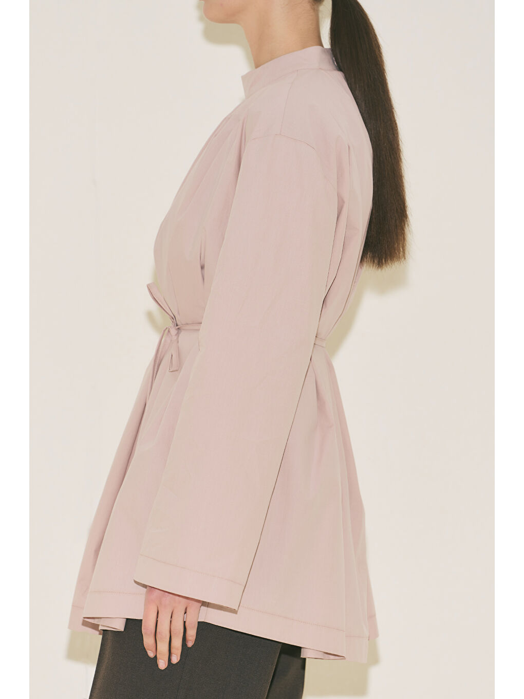 Pliseli Tunik Pembe-3
