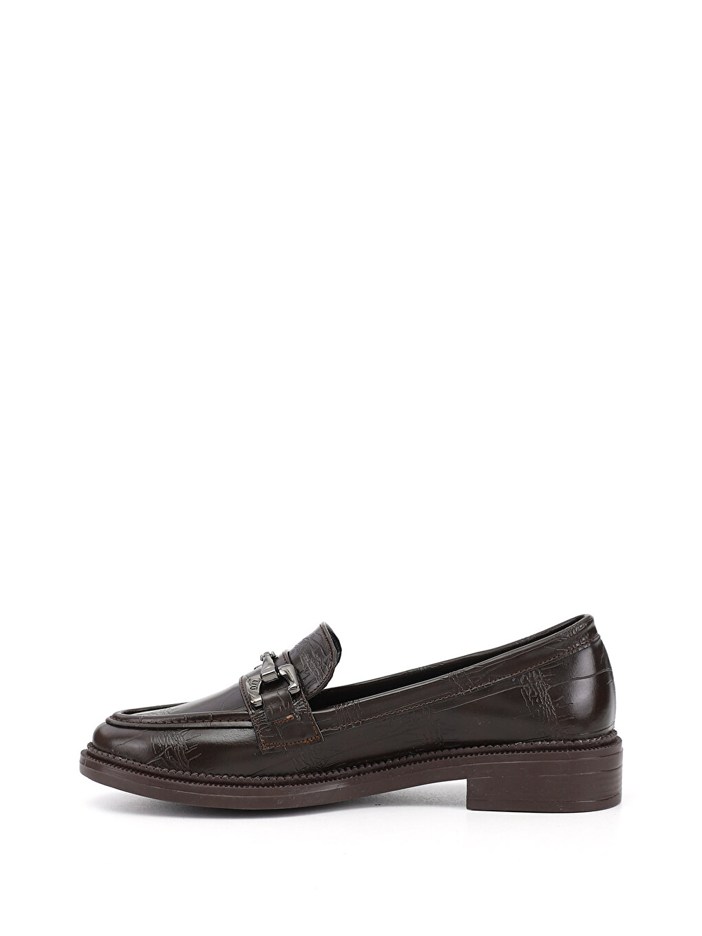 Kadın Kahverengi Loafer Ayakkabı-2