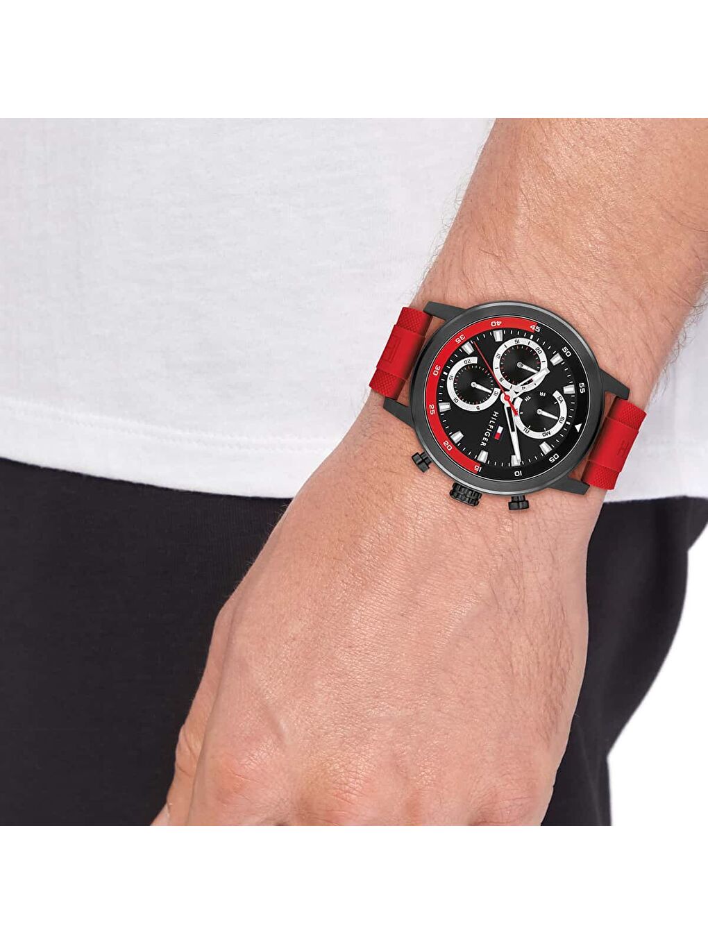 Kırmızı TH1792178 Erkek Kol Saati-3