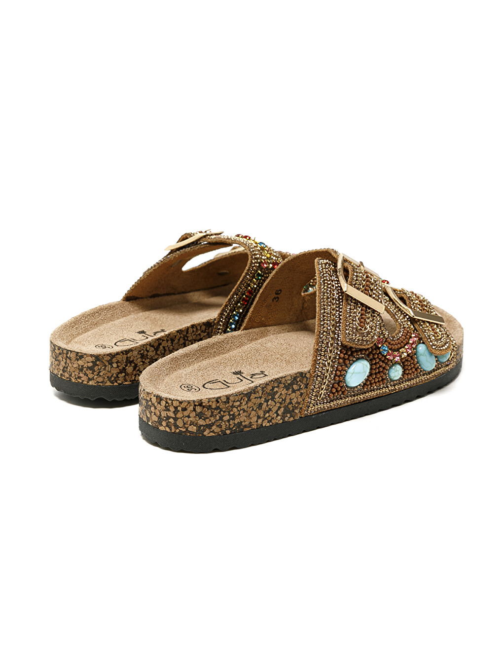 Kahverengi Kadın Terlik 25Y102-5 CL Camel-4